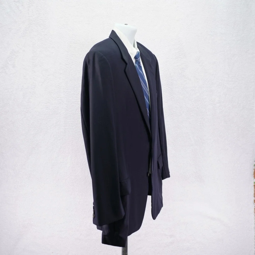 Hickey Freeman Boardroom Wool‎ Blue 2 Button Blazer 42R / Slim Fit 44R